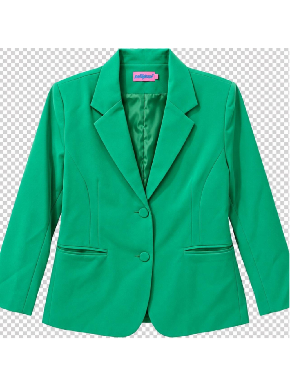 Edikted emerald green tailored blazer, size XS